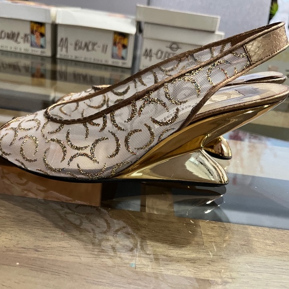 Fernando Pensato sling back heels - Picture 1 of 5